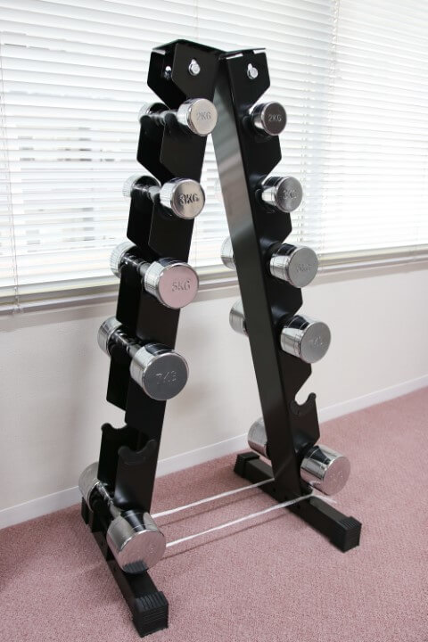 http://勝どき店の固定式ダンベル